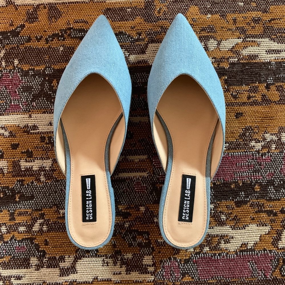 Design Lab Kimi Denim mules